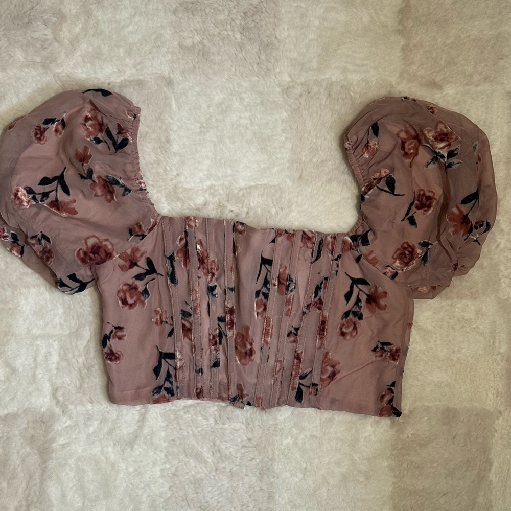 Windsor Too Sweet Floral Corset Top
